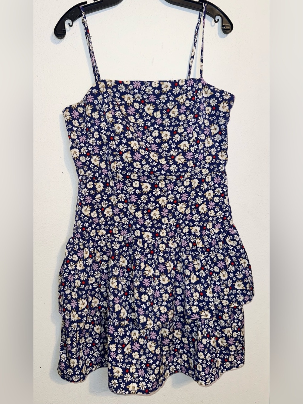 Forever 21 Blue and White Floral Dress